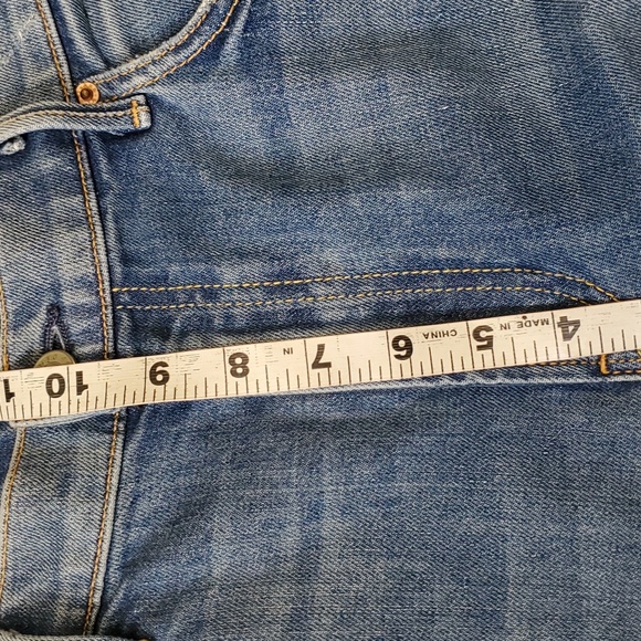 Grlfrnd Naomi women's highrise cut off crop distressed jeans size 31 - Picture 5 of 16